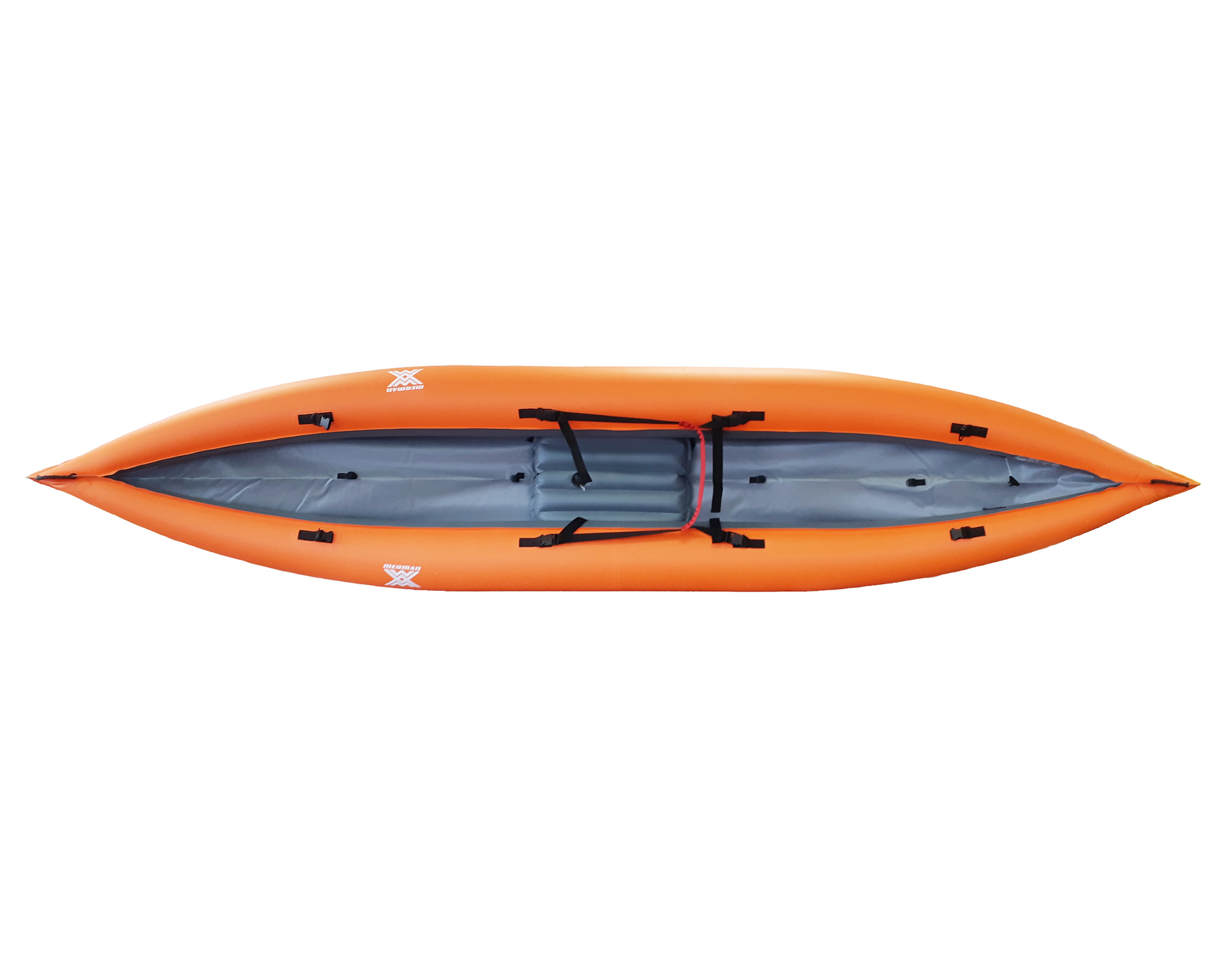 Merman 430/1 одноместная байдарка, цвет оранжевый + весло