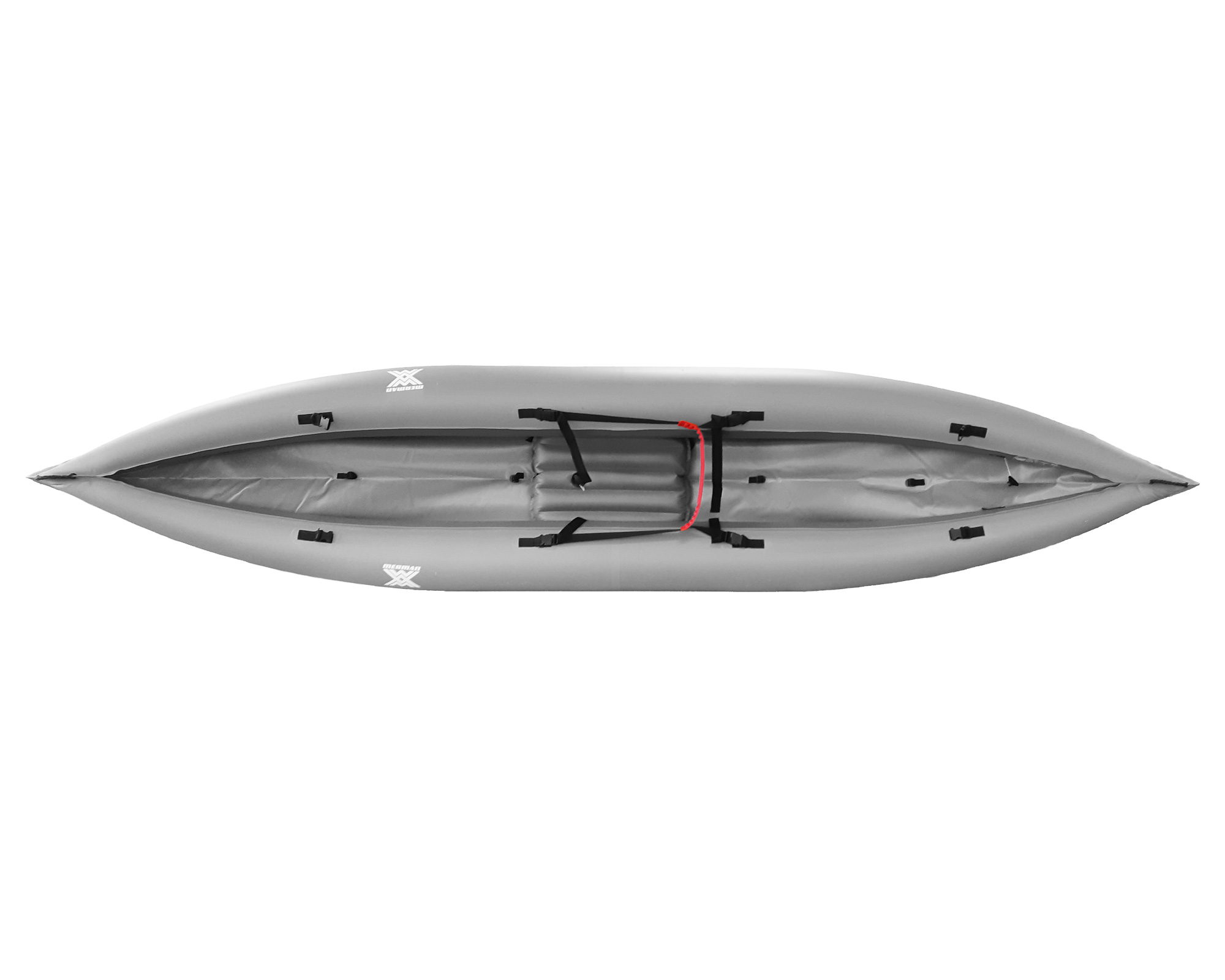 Merman 430/1 одноместная байдарка, цвет серый + весло