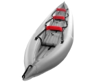 Merman 470/3 трёхместная байдарка с фартуком, цвет серый + два весла