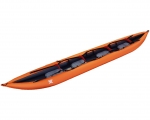 Merman 640/4 четырёхместная байдарка, цвет оранжевый + два весла